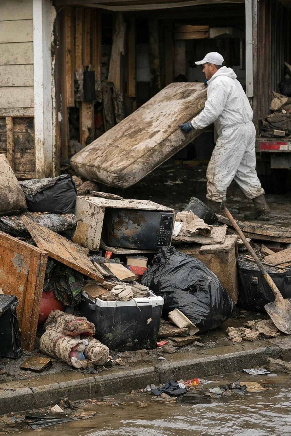 Débarras complet d’un logement insalubre après sinistre  à Montréal