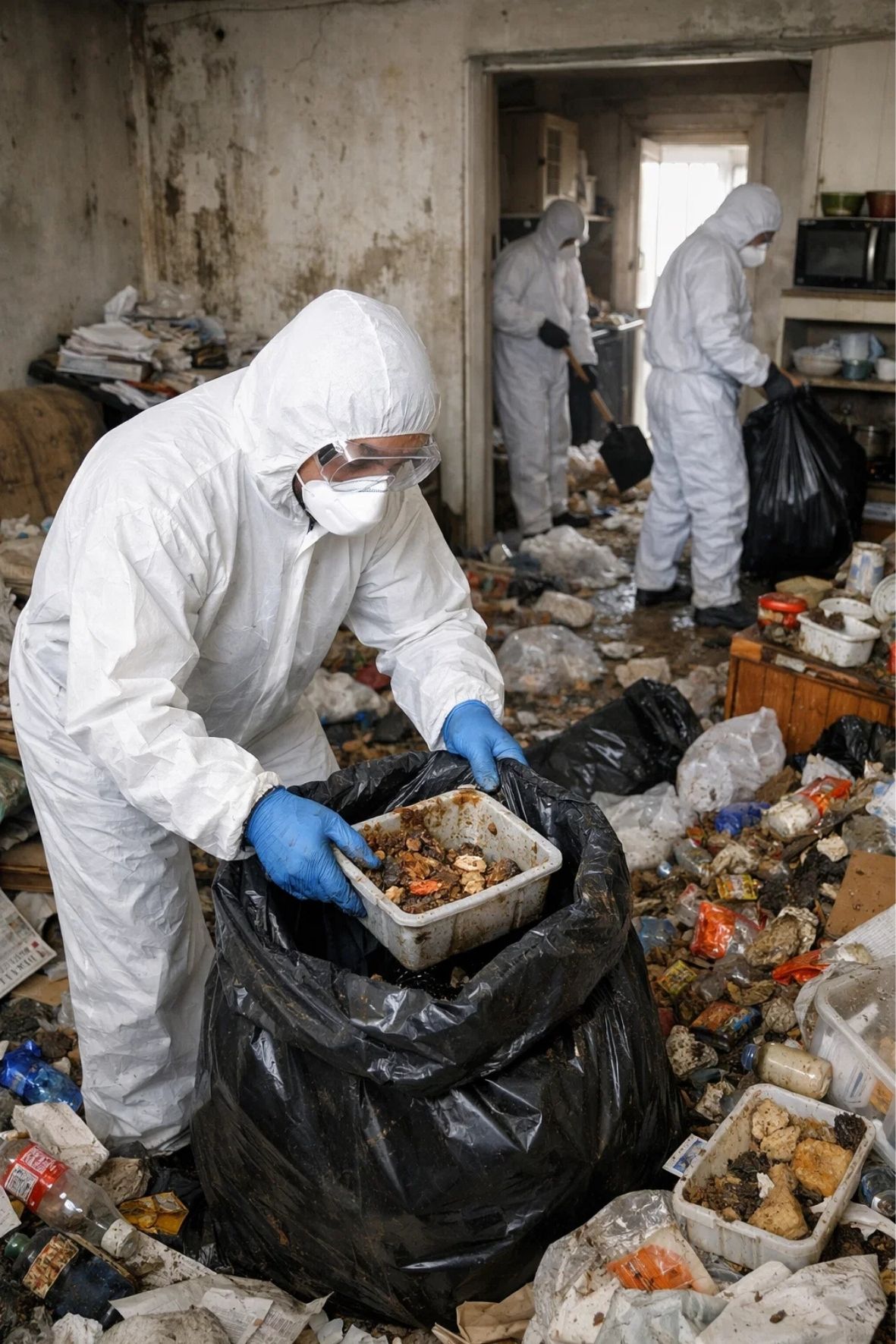 Désencombrement d’un logement touché par le syndrome de Diogène sur la Côte-Nord